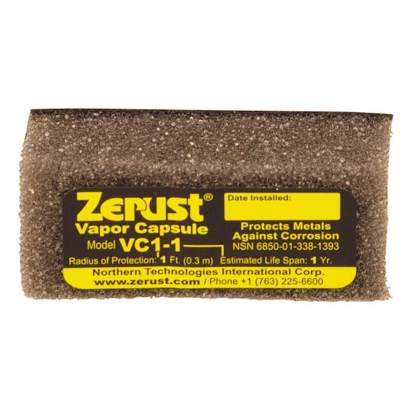 Vapor Capsules, 0.88 in. H x 2.13 in. W x 1-1/4 in. L, 25 PK